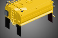 Mud flaps Fore and Aft Of Rear Drive Tires