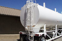 Access Ladder with Hand Rails