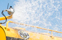 Vertical Side Spray Located On Top Of Water Tank