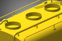 Access Ports To Internal Tank