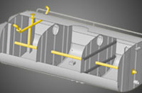 Internal Water Lines Inside Water Tank