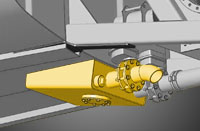 Drain Valve On Rear Of Tank