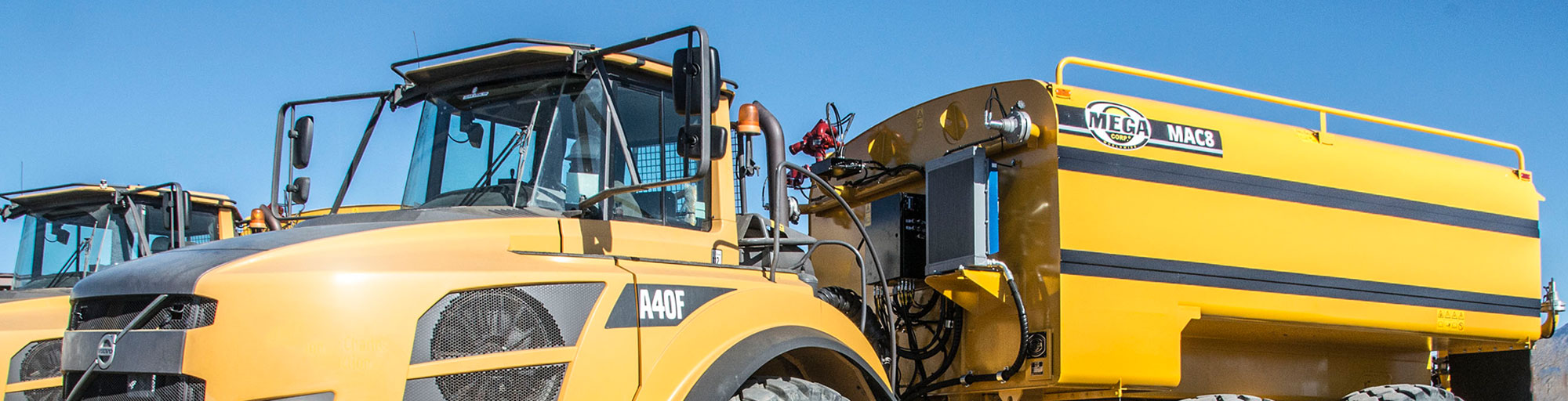 Articulated Truck Tanks - Volvo Banner