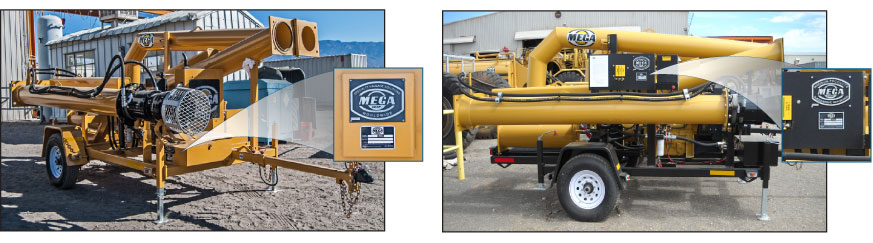 Location of Serial and Model Numbers on MMP Tier IV